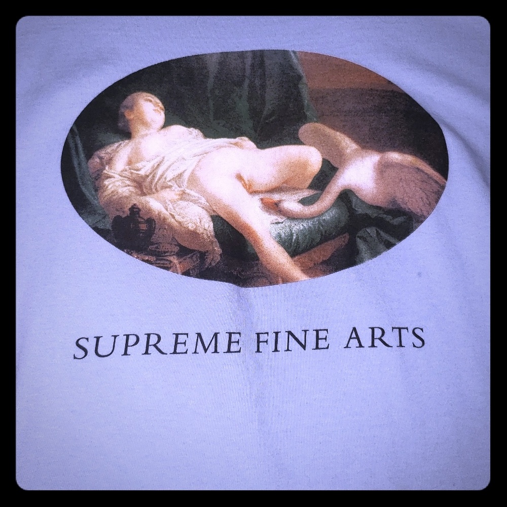 Supreme leda and the swan tee